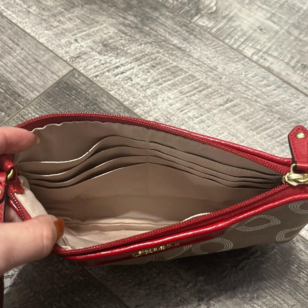 Coach Ashley Wristlet - Dotted Optic C - w/ COA EUC - Picture 9 of 12